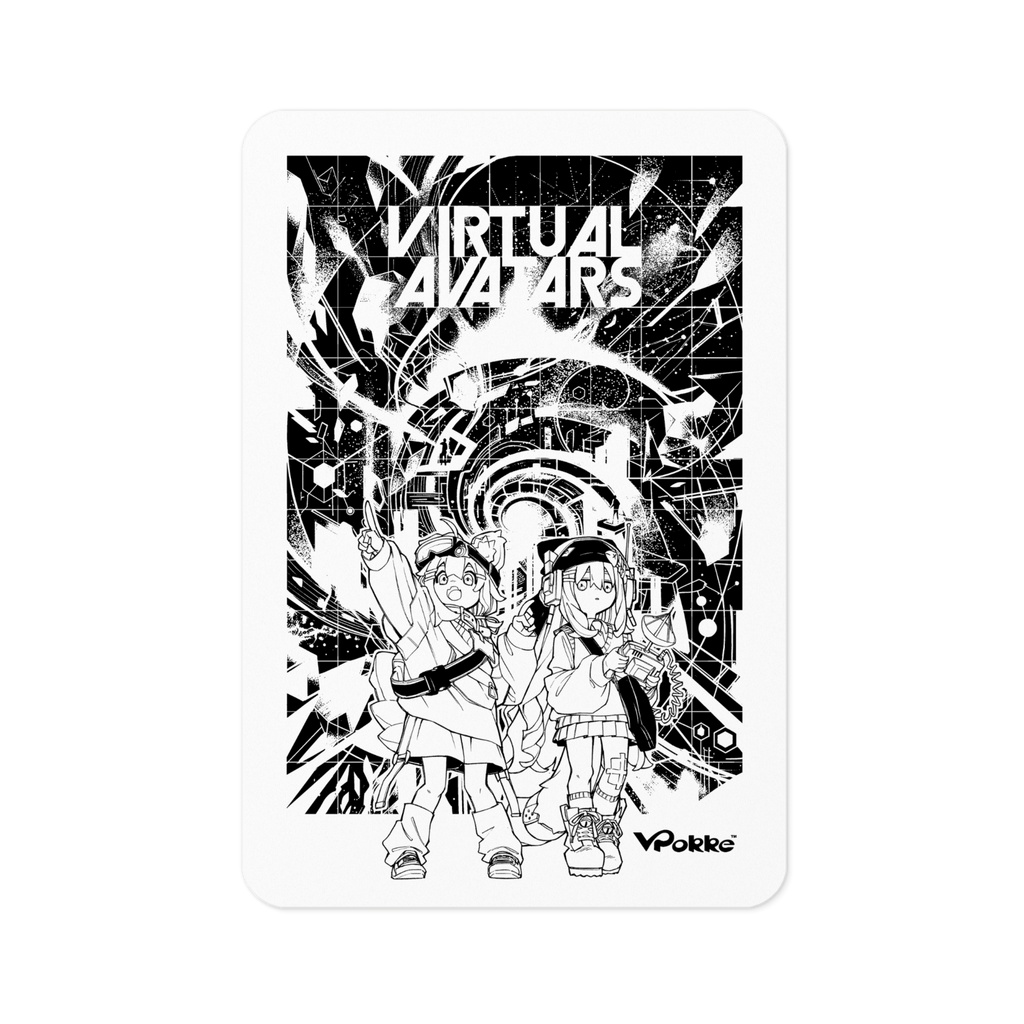Virtual Avatars [まめひなた&キプフェル] ステッカー Sticker