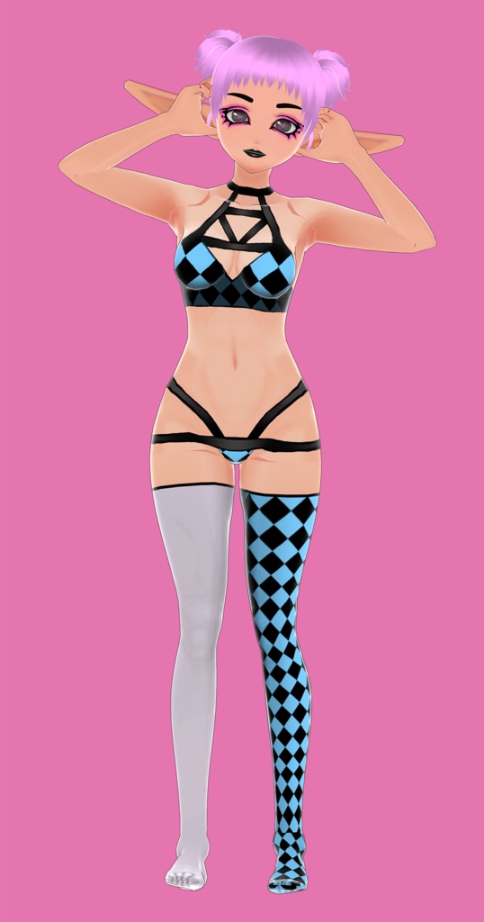 Blue Checkers Bikini