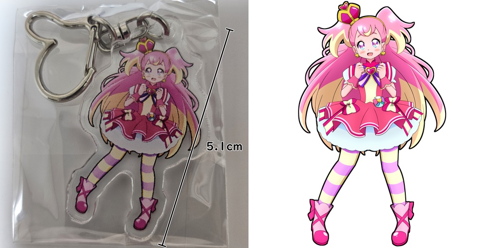 キュアワンダフルアクリルキーホルダー