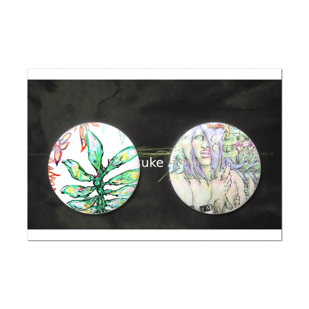 su_nosuke Art Logオリジナル缶バッジ