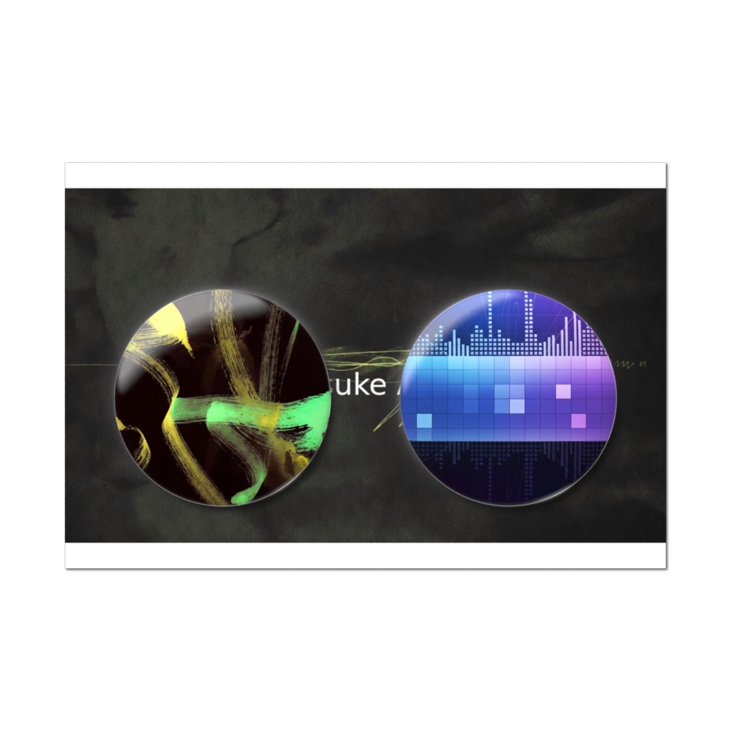 su_nosuke Art Logオリジナル缶バッジ2