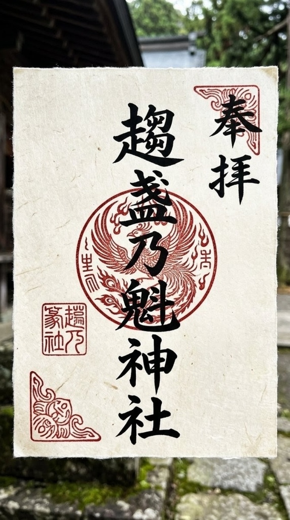 御朱印｜趨盞乃魁神社