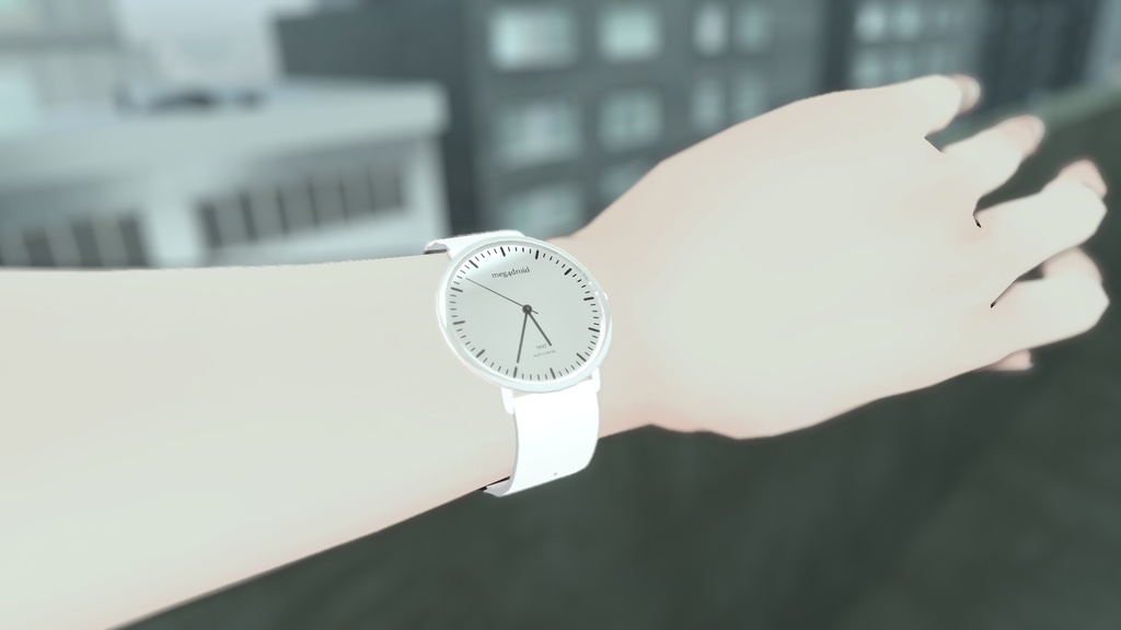 【Avatar3.0対応】AND WATCH リアルタイム同期腕時計【VRChat】