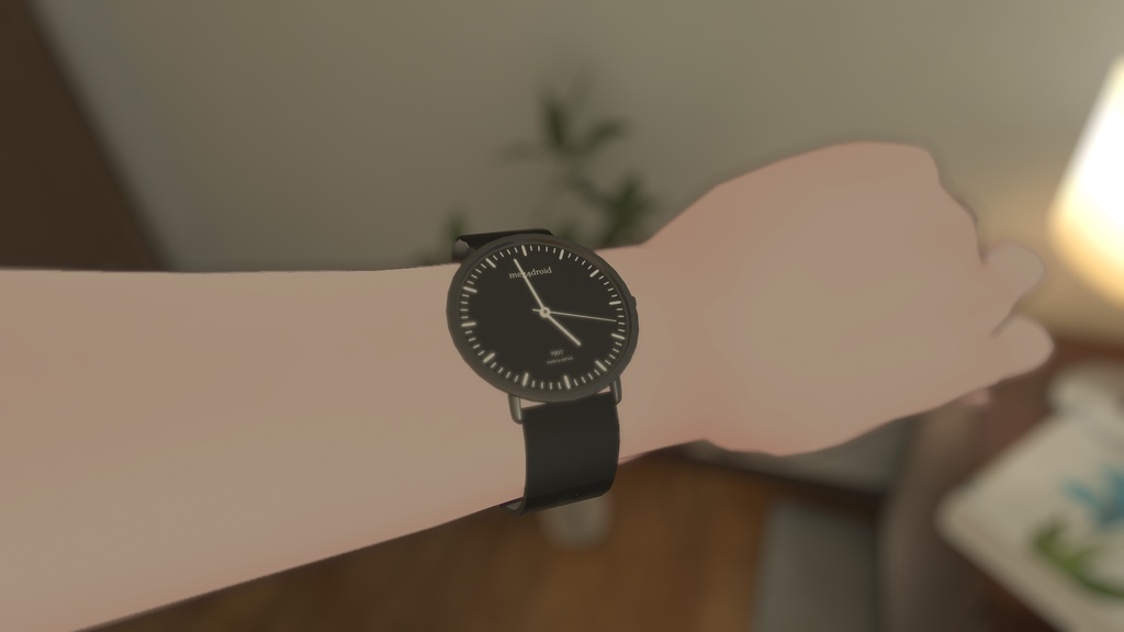 【Avatar3.0対応】AND WATCH リアルタイム同期腕時計【VRChat】