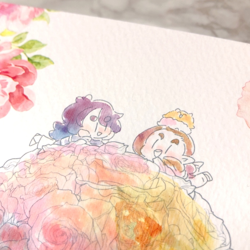 万年筆インク色見本ぬり絵本