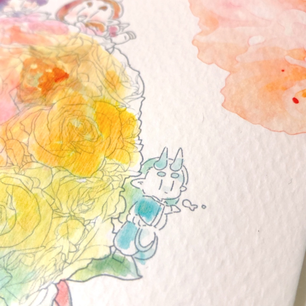 万年筆インク色見本ぬり絵本