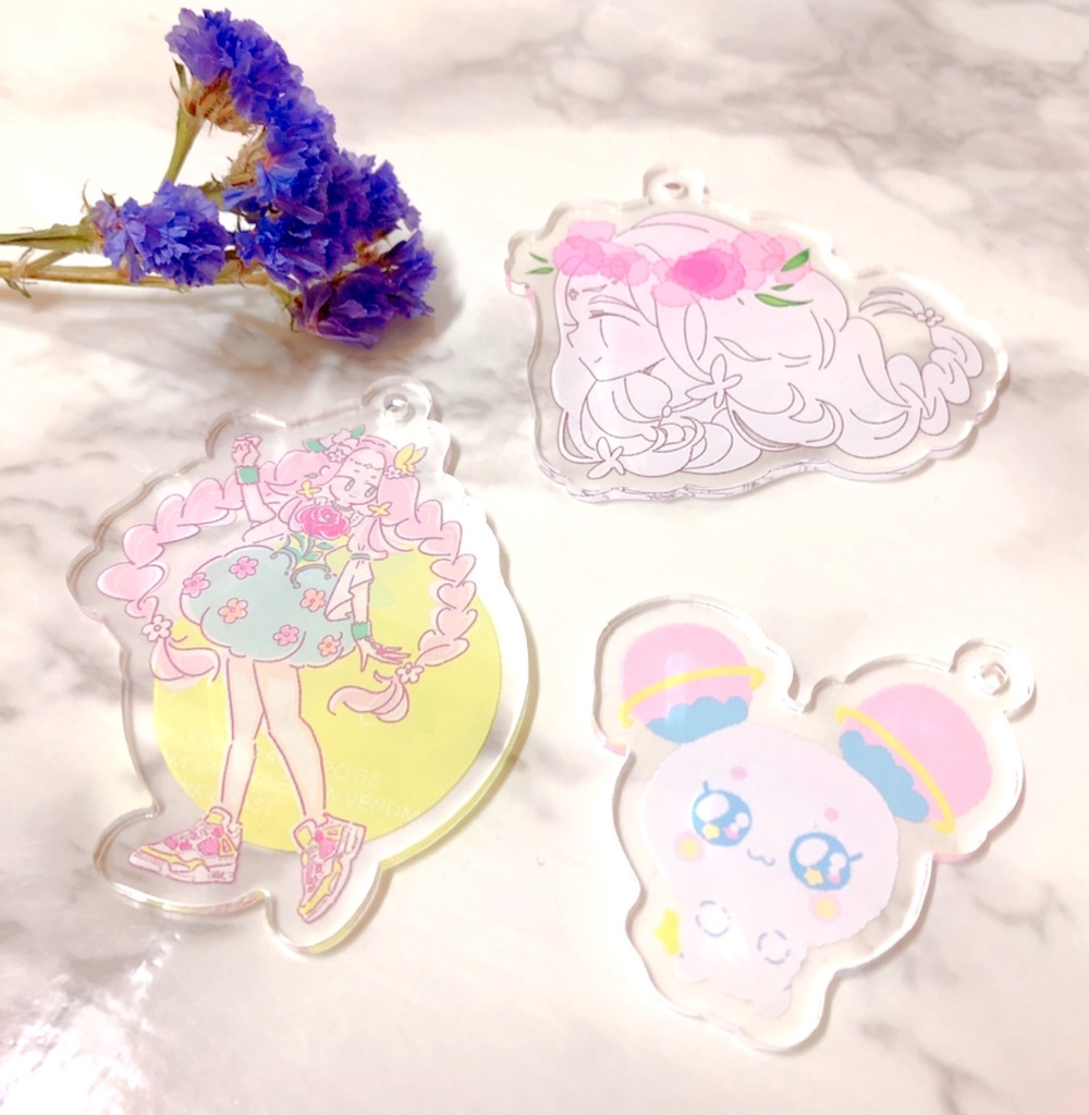 【完売】アクリルキーホルダー(フェリーチェ/フワ)