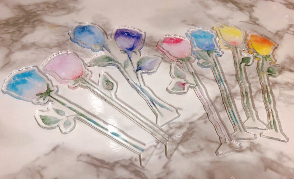 4/23お花モチーフアクスタ