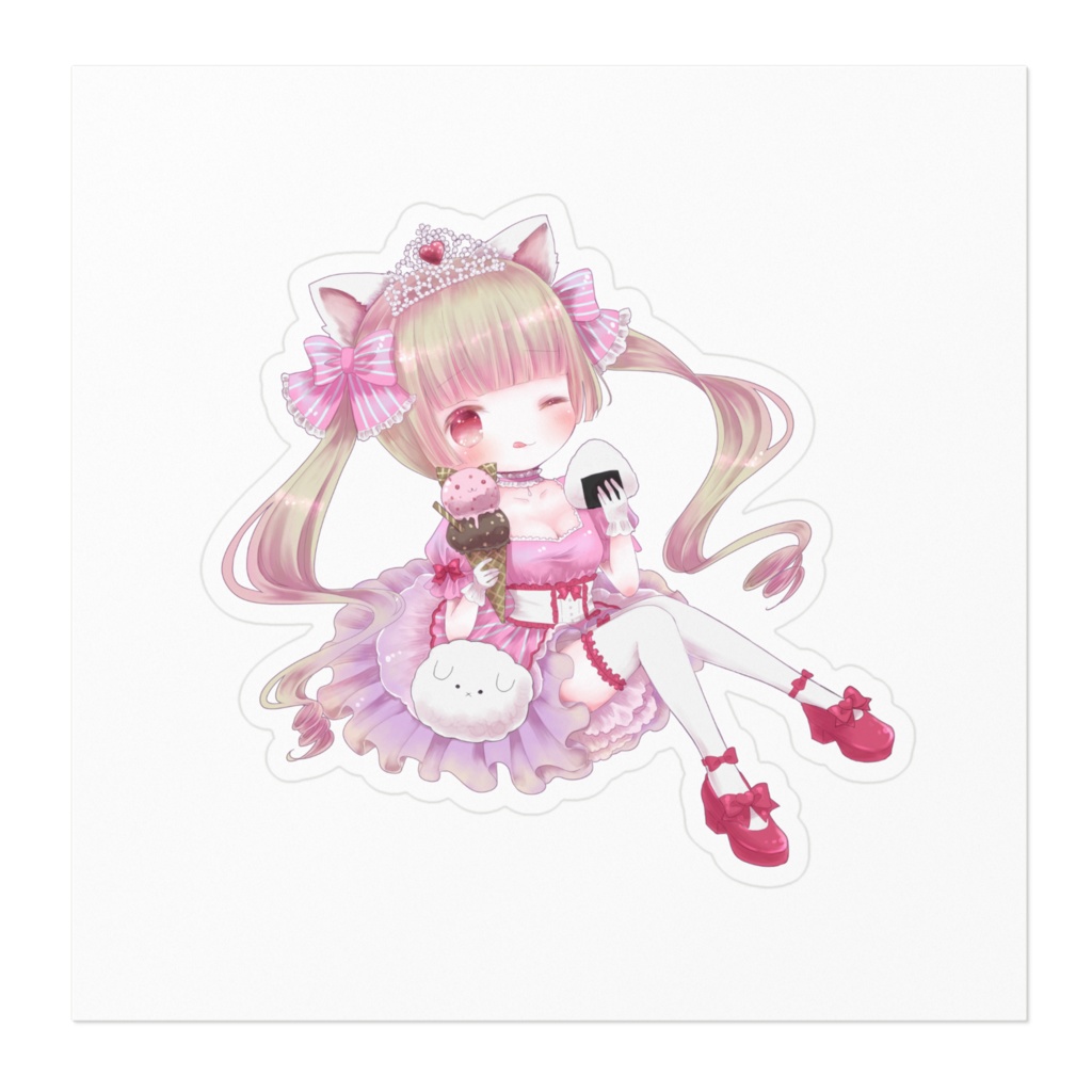 あむばーすでーステッカー