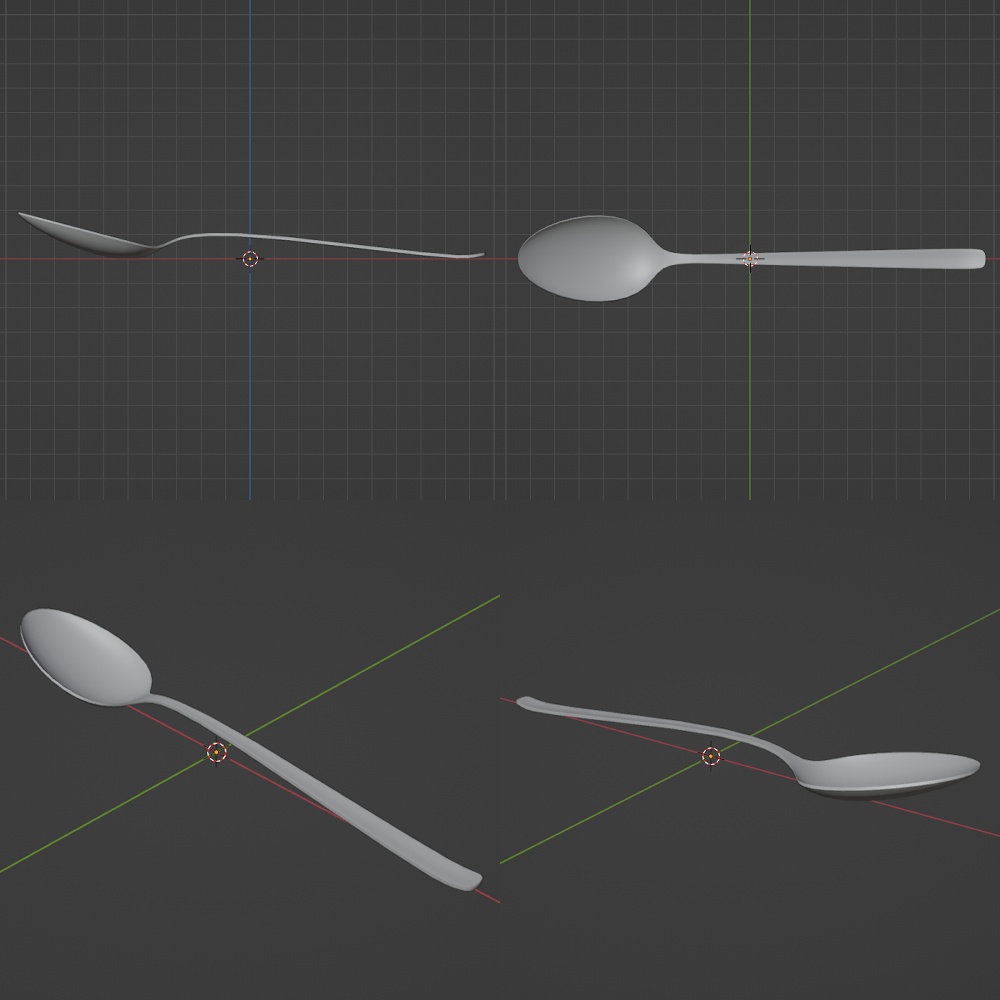 【3Dモデル】スプーン