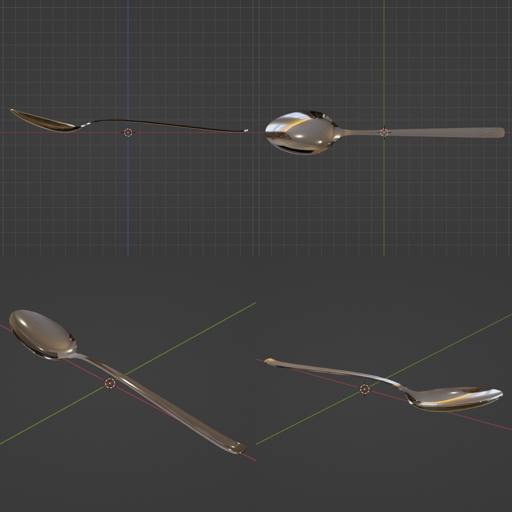 【3Dモデル】スプーン