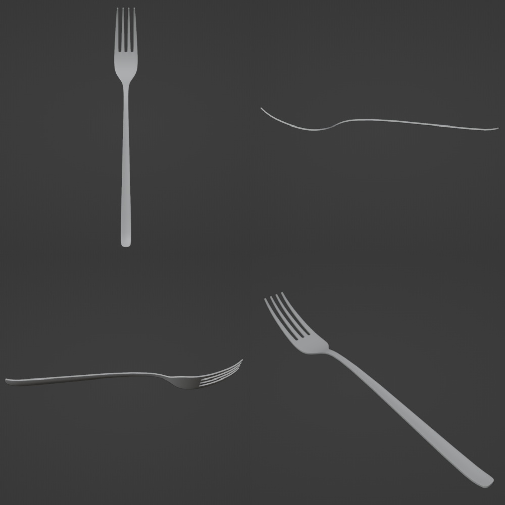 【3Dモデル】フォーク