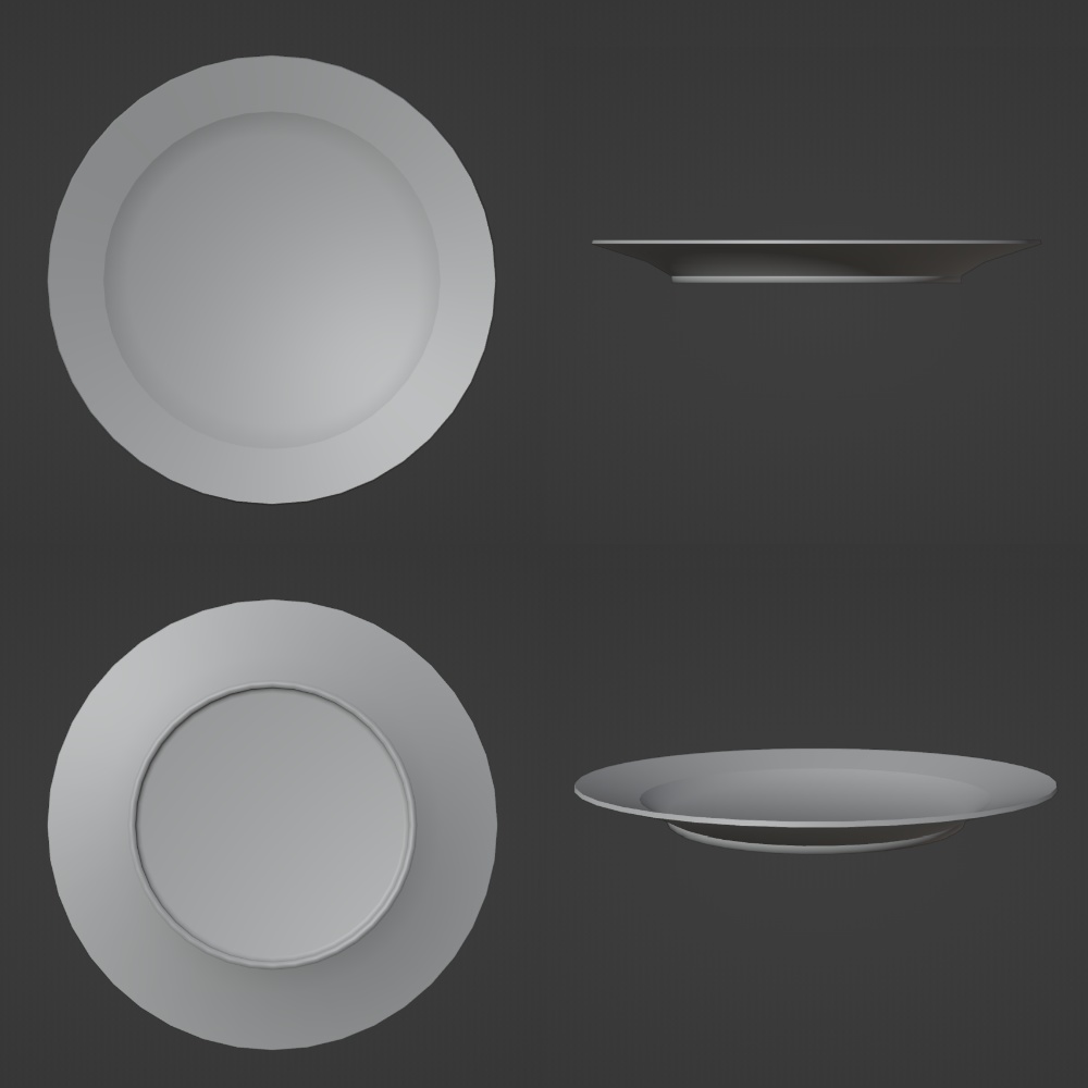 【3Dモデル】皿