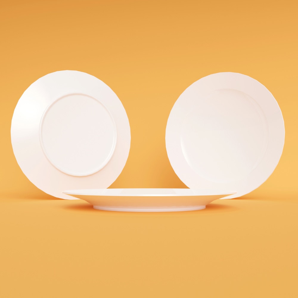 【3Dモデル】食器セット