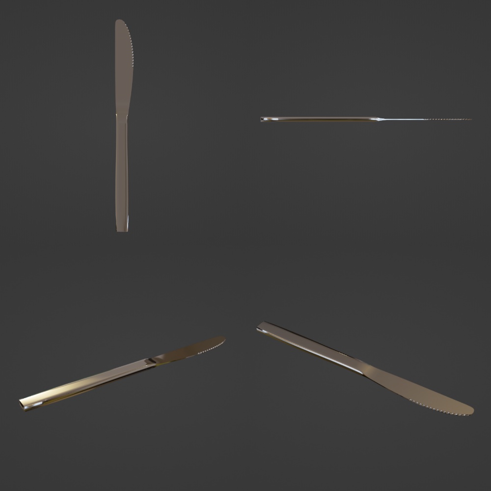 【3Dモデル】食器セット