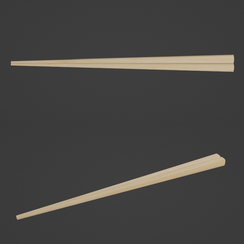 【3Dモデル】箸