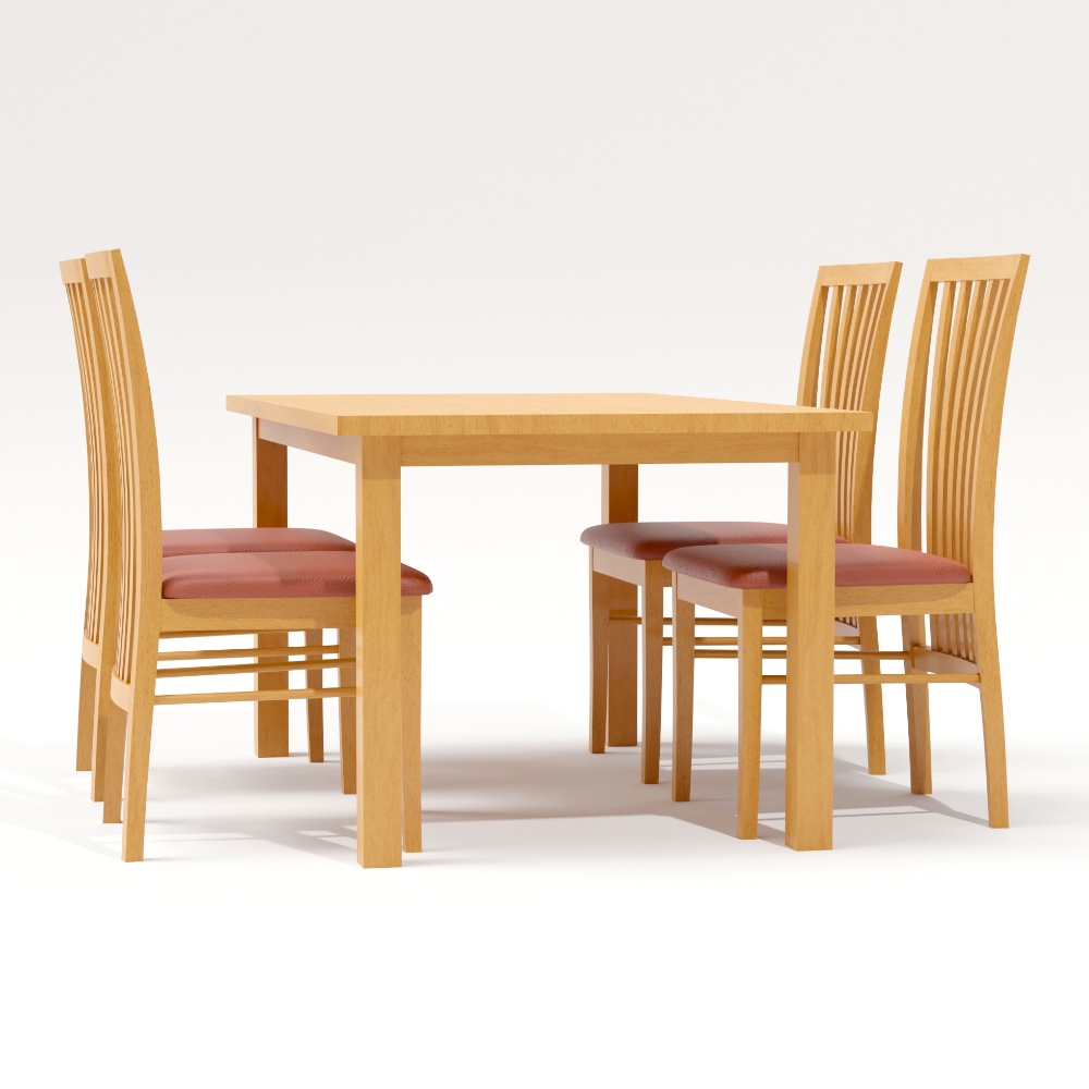 【3Dモデル】テーブル&チェア