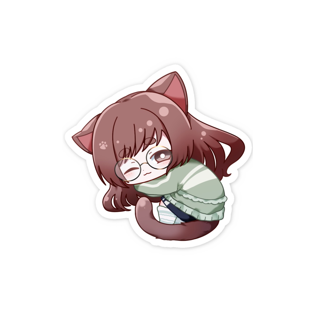 汐見なぎこのルームウェアスティッカー