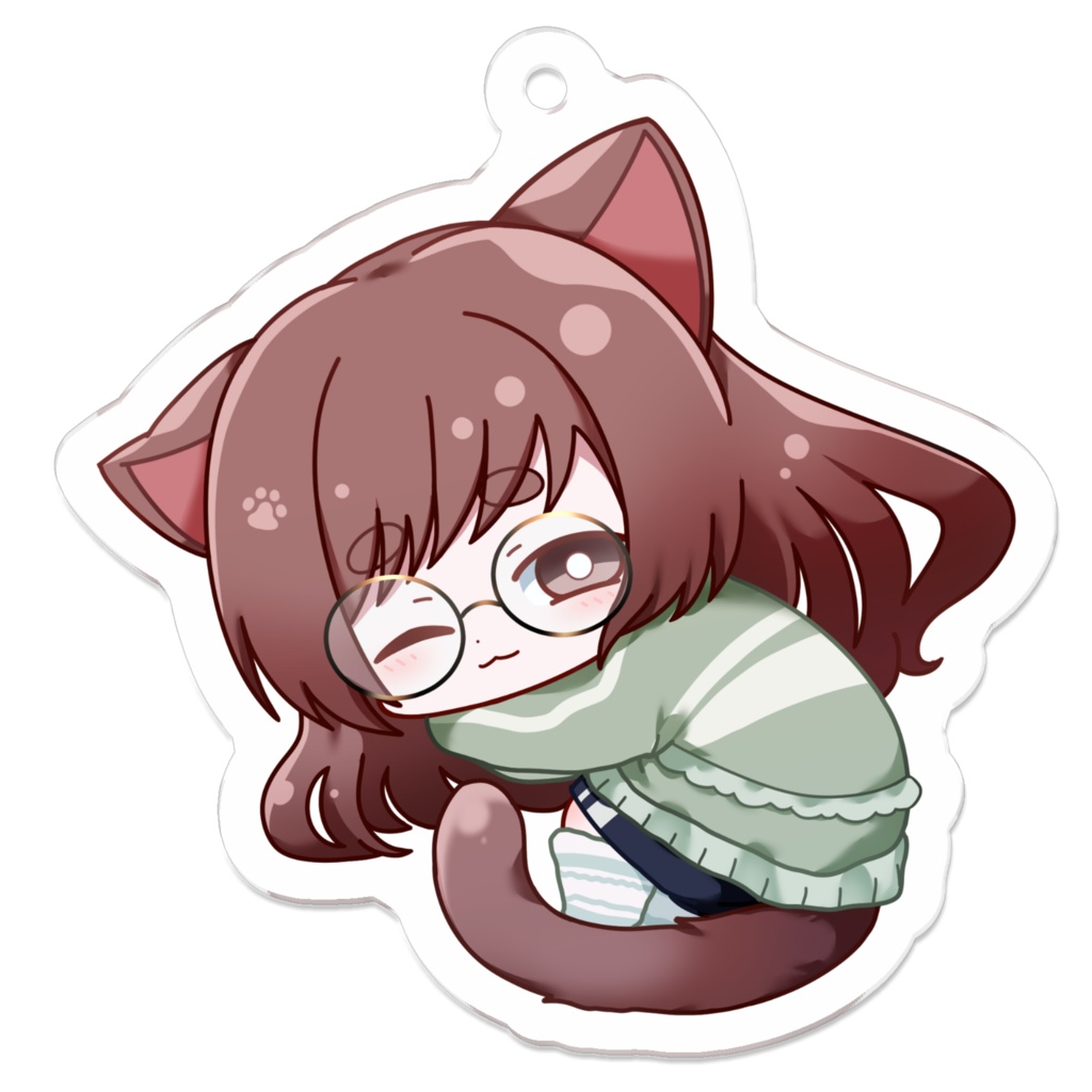 汐見なぎこのルームウェアアクリルキーホルダー