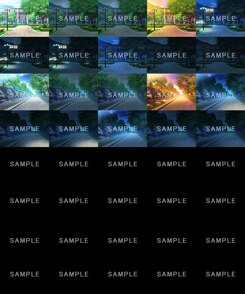 フリー背景素材集01_学園編