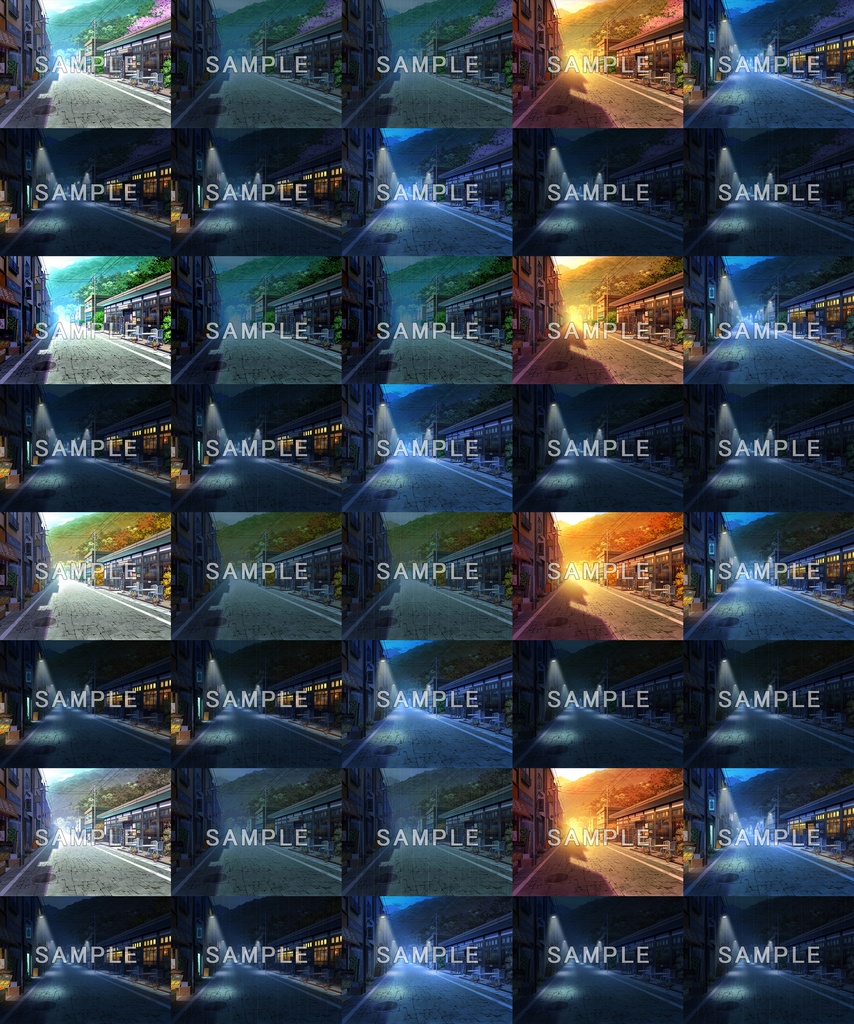 フリー背景素材集06_春夏秋冬編