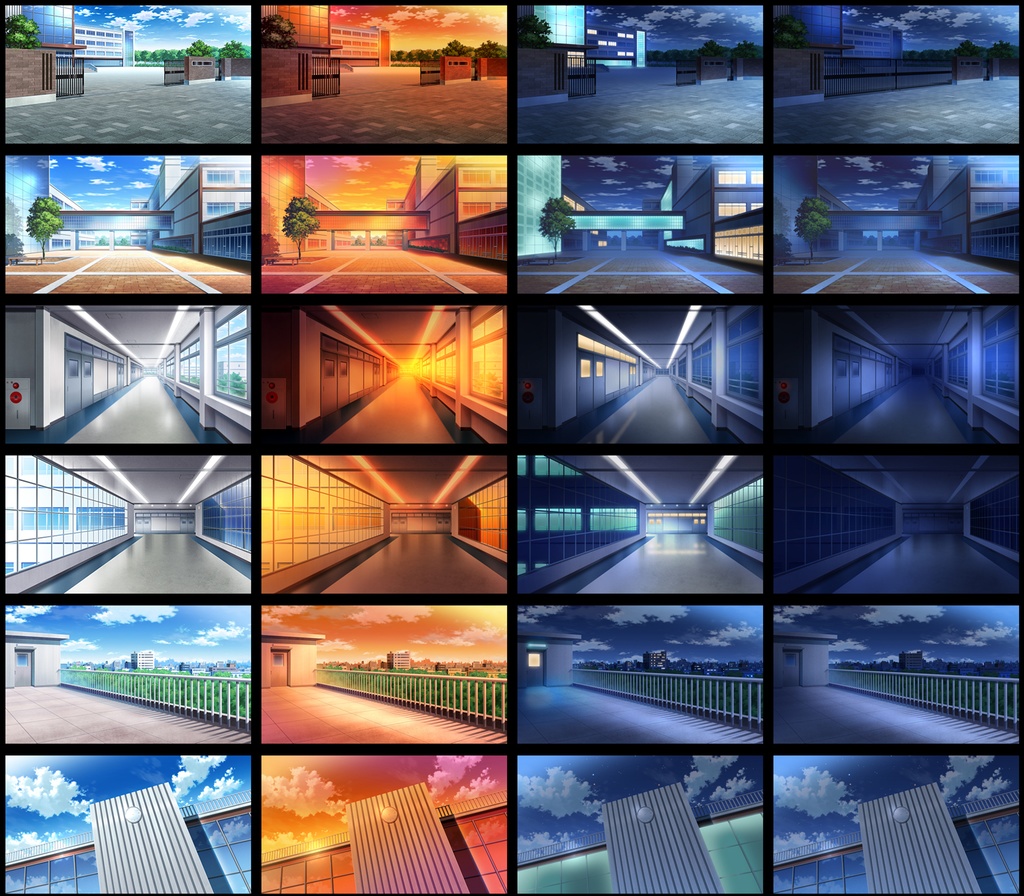 フリー背景素材集『現代学校編』