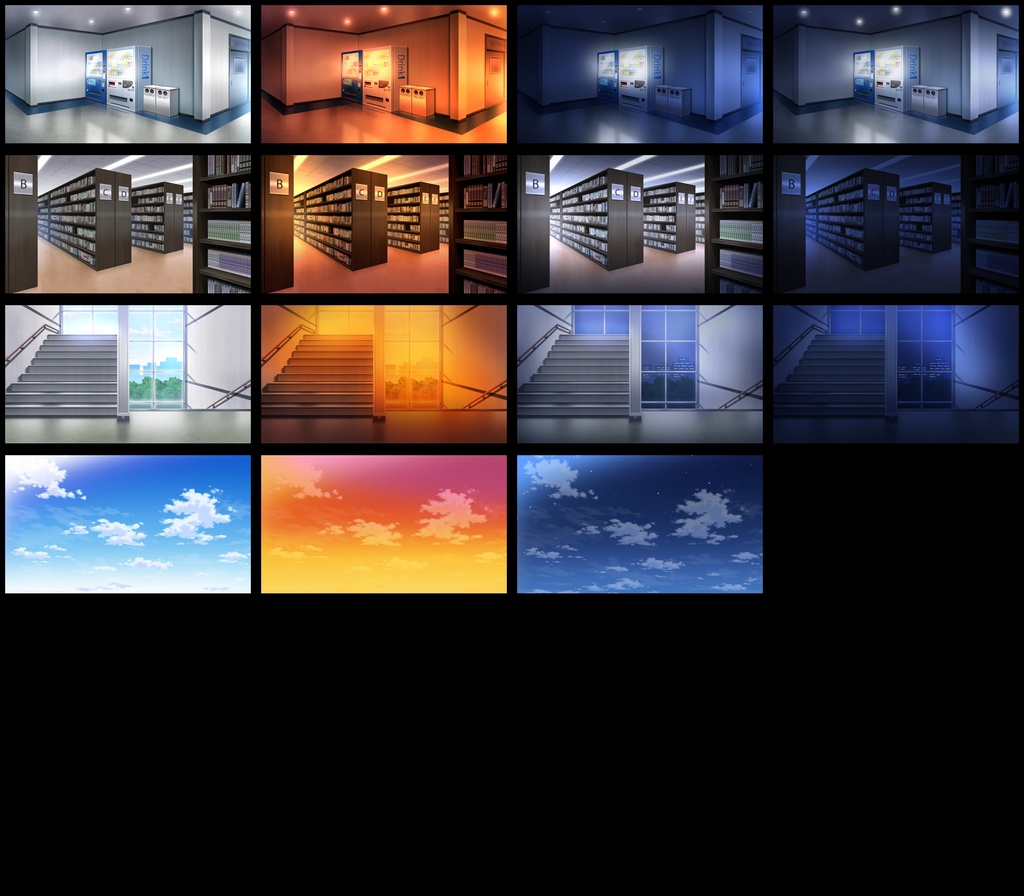 フリー背景素材集『現代学校編』