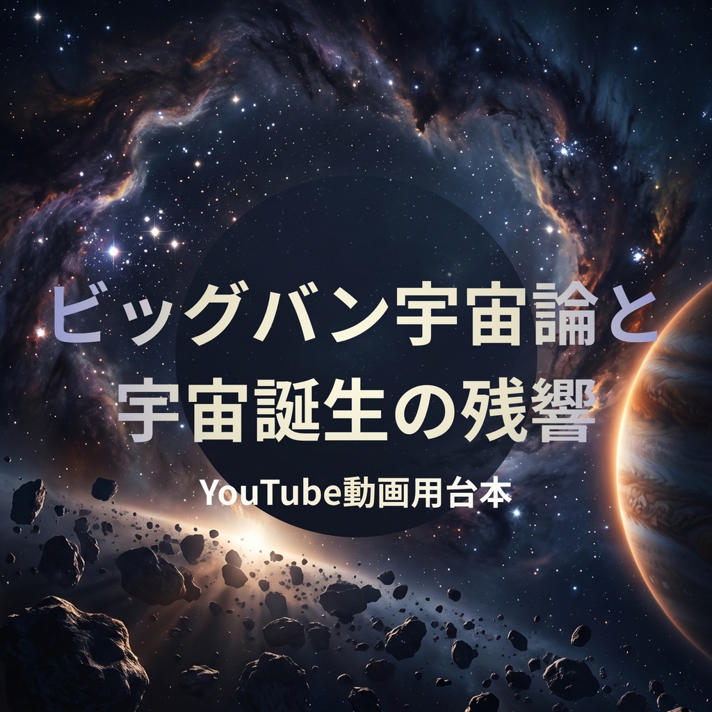 【無料体験版】YouTube動画プロット・台本 [ビッグバン宇宙論と宇宙誕生の残響]