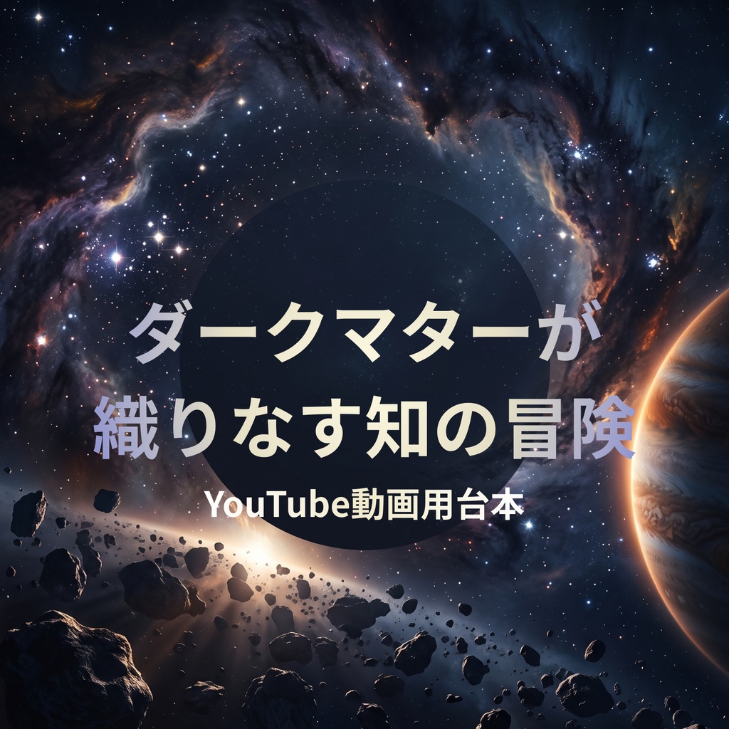 【5枠限定/重複回避】YouTube動画プロット・台本 [ダークマターが織りなす知の冒険]