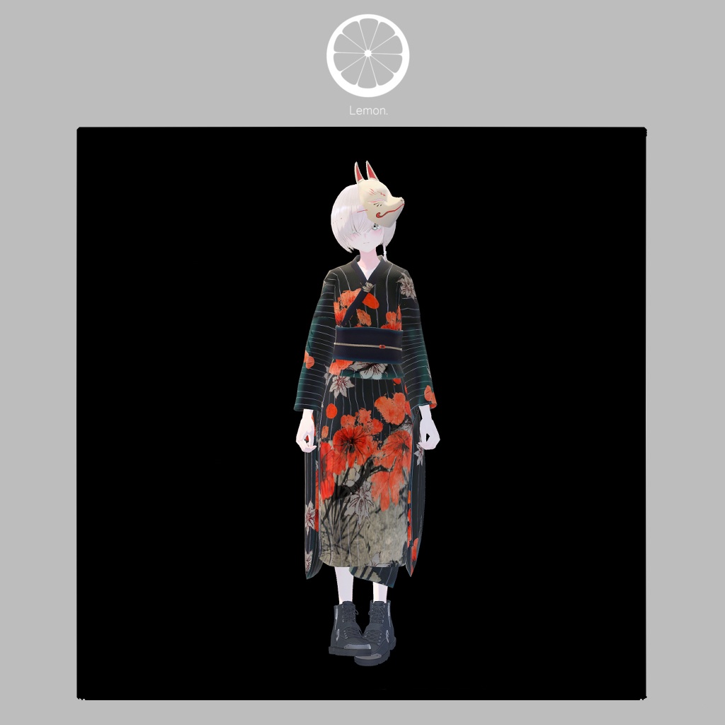 【Lemon.】浴衣+狐面