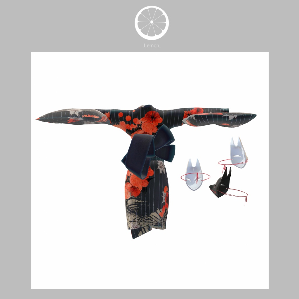 【Lemon.】浴衣+狐面