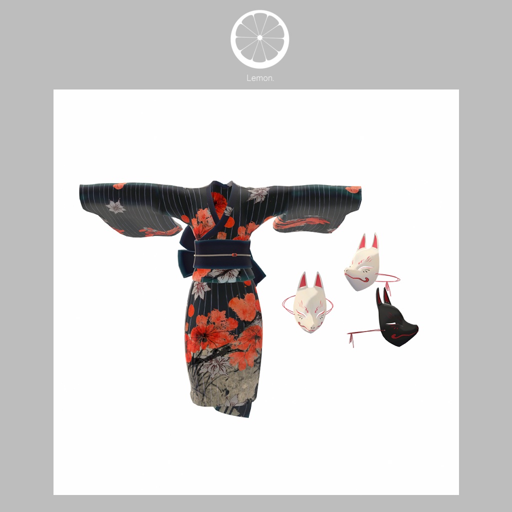 【Lemon.】浴衣+狐面
