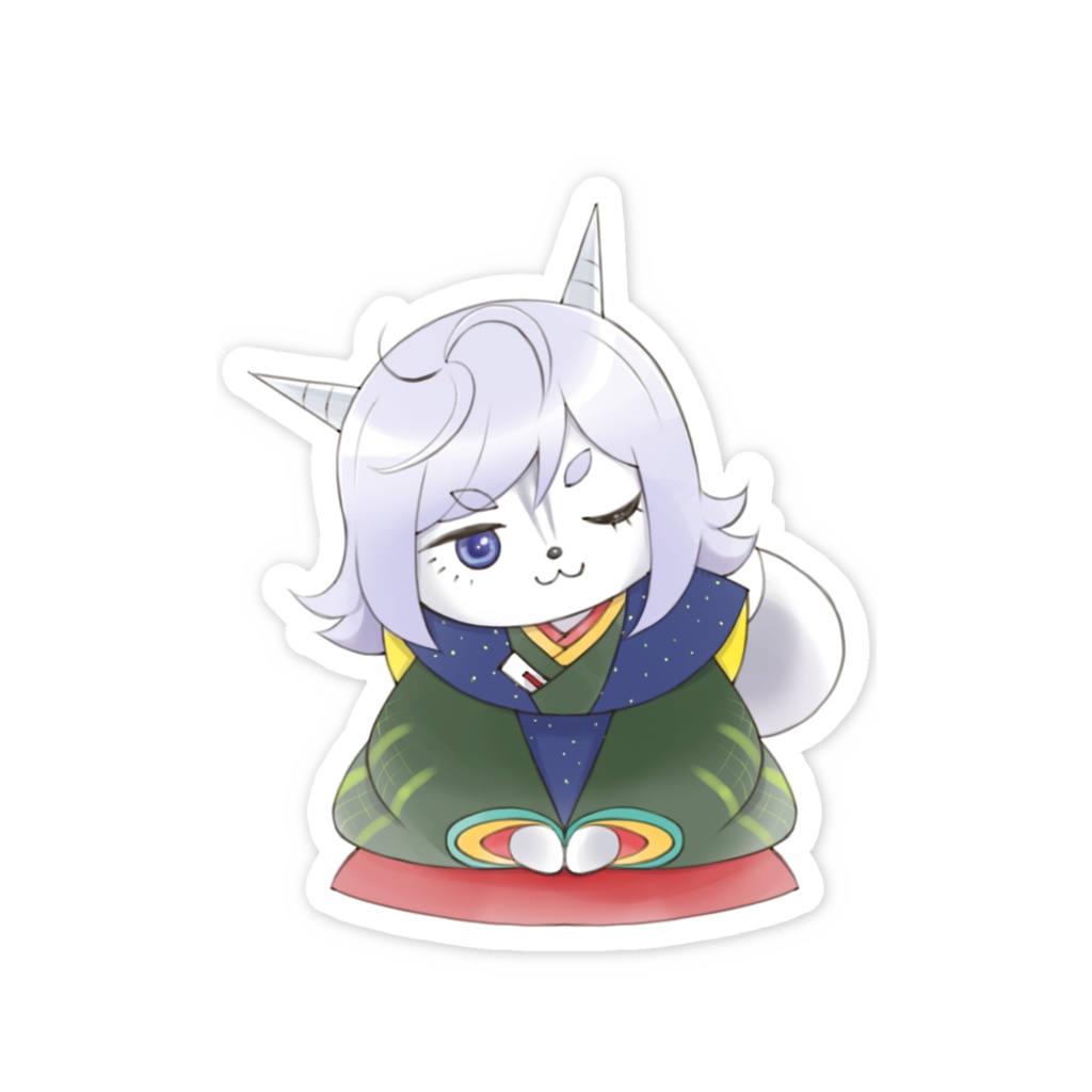 ドリル福助ステッカー