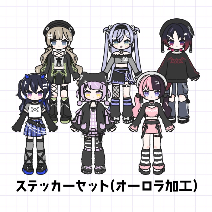【非公式】ぶいすぽっ！ステッカーシール【VGGC9th】