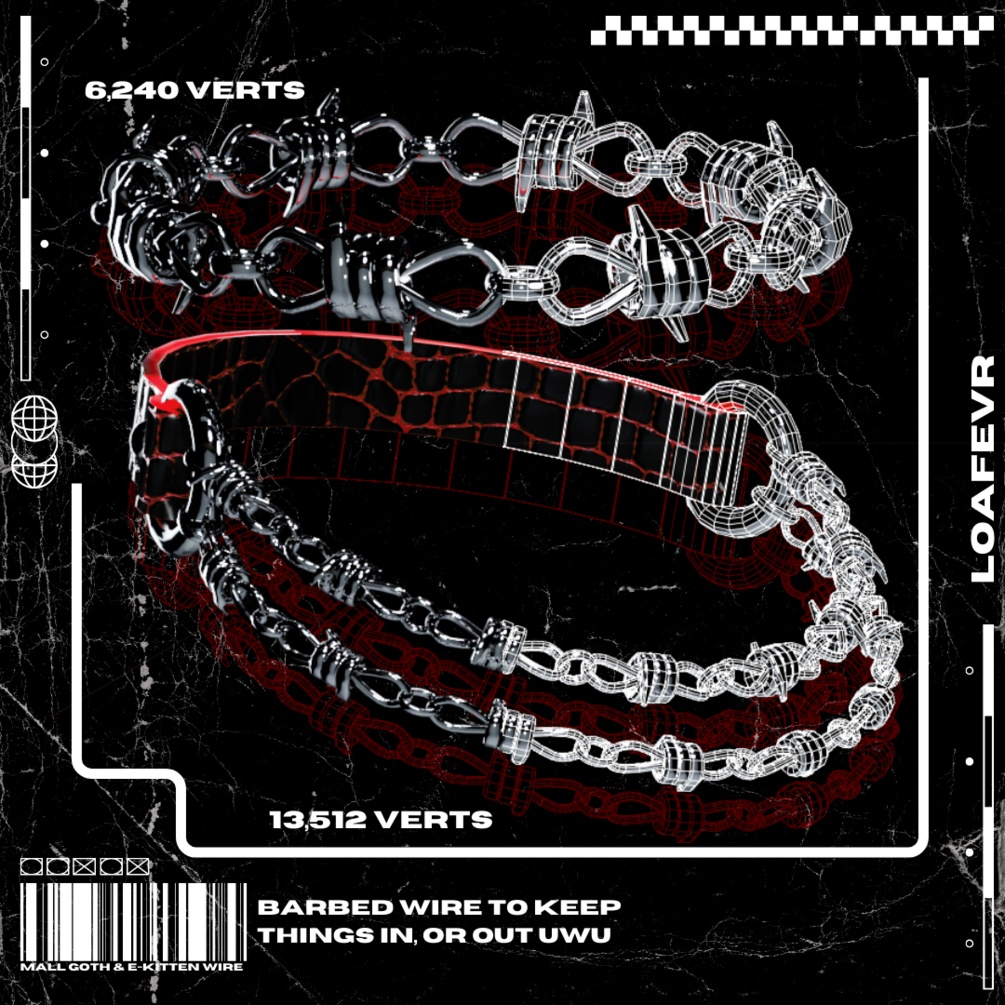 Black Cherry Collar Collection (襟)