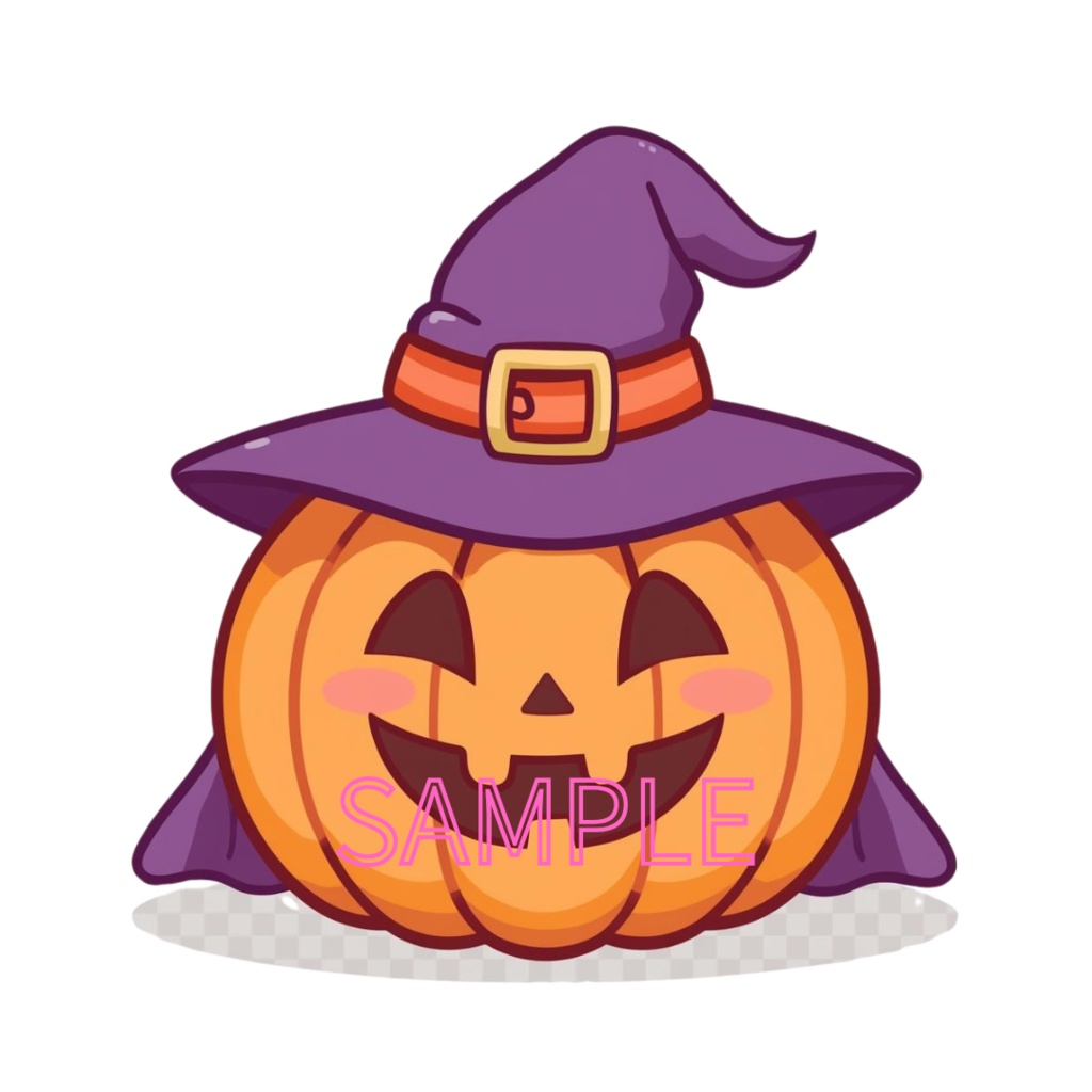 Cute Halloween Clipart Set (Commercial Use / Transparent PNG)