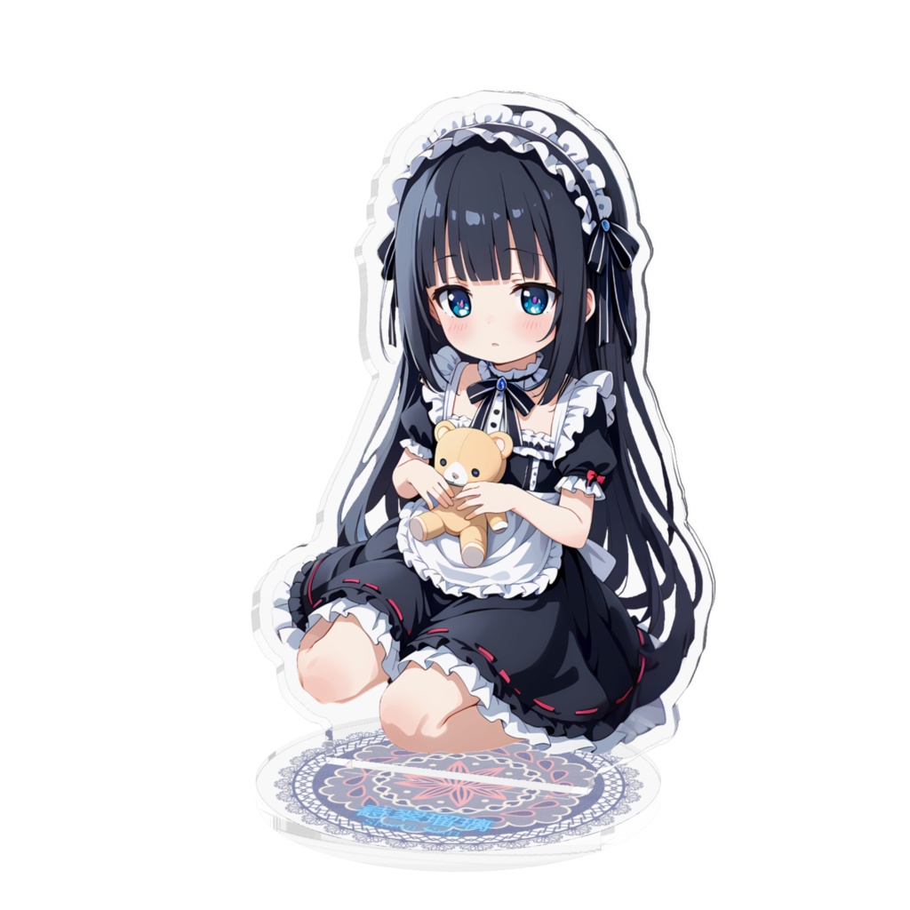 詩翠瑠璃アクリルフィギュア(ゴスロリ服ver)