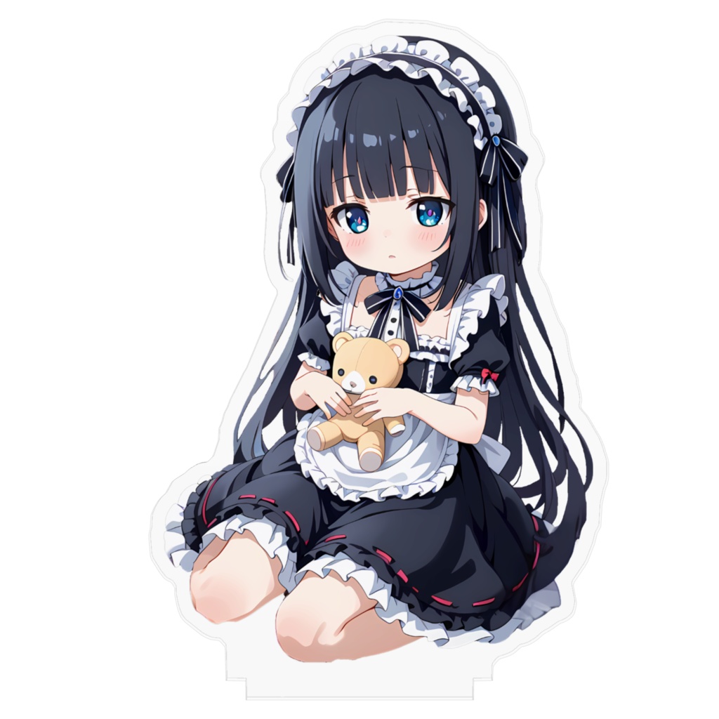 詩翠瑠璃アクリルフィギュア(ゴスロリ服ver)