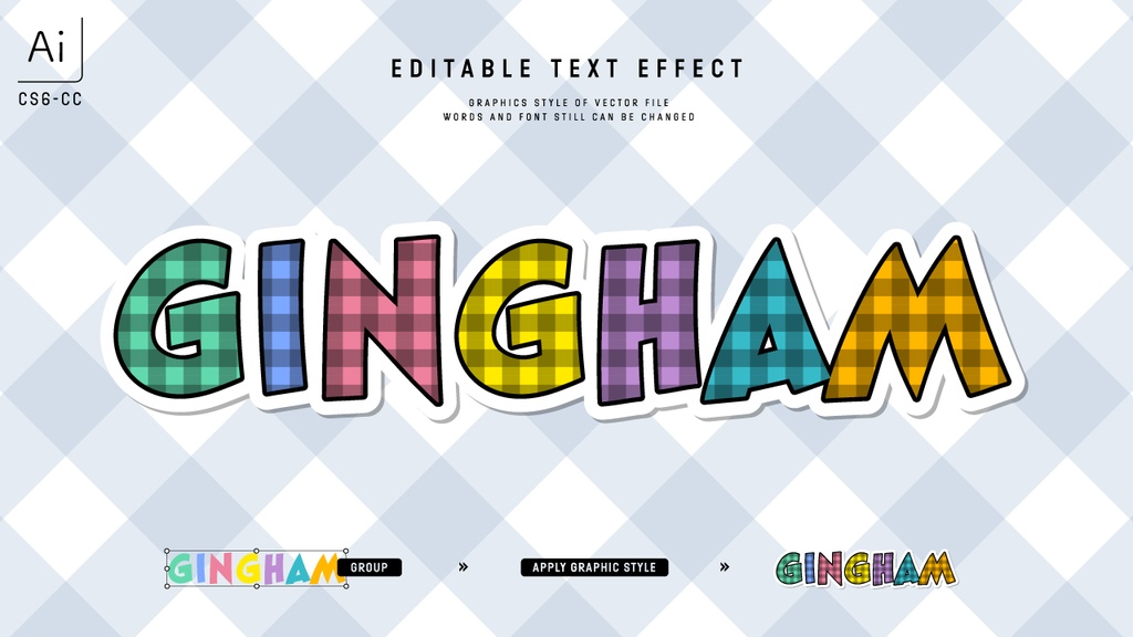 カラフル元気なキッズデザイングラフィックスタイル25セット / Adobe Illustrator