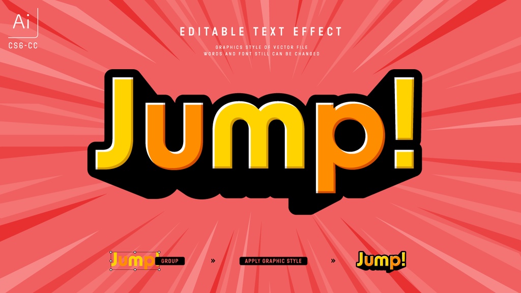 カラフル元気なキッズデザイングラフィックスタイル25セット / Adobe Illustrator