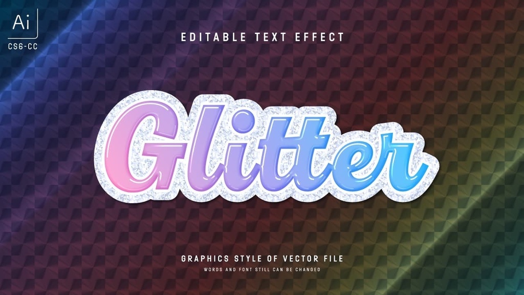 ファンシーデザインなグラフィックスタイル25セット / Adobe Illustrator