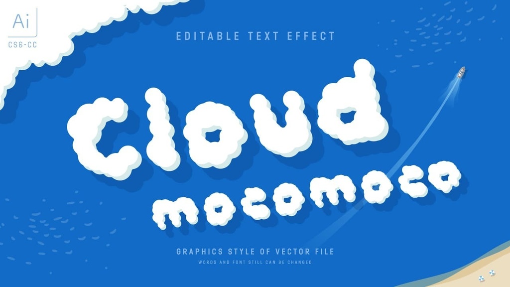 ファンシーデザインなグラフィックスタイル25セット / Adobe Illustrator