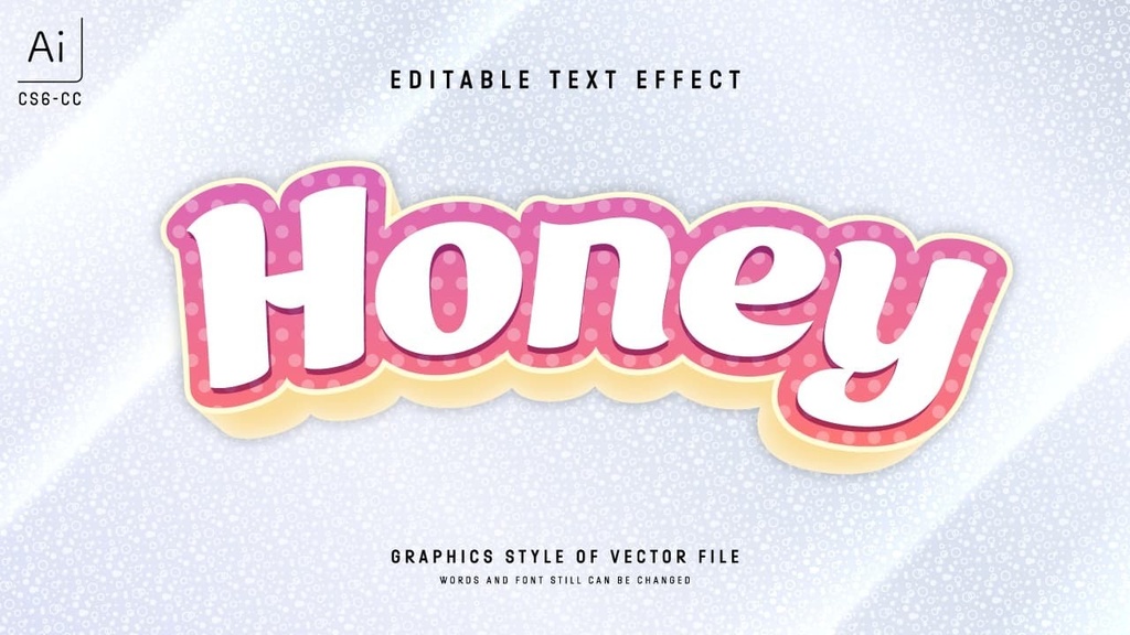 ファンシーデザインなグラフィックスタイル25セット / Adobe Illustrator