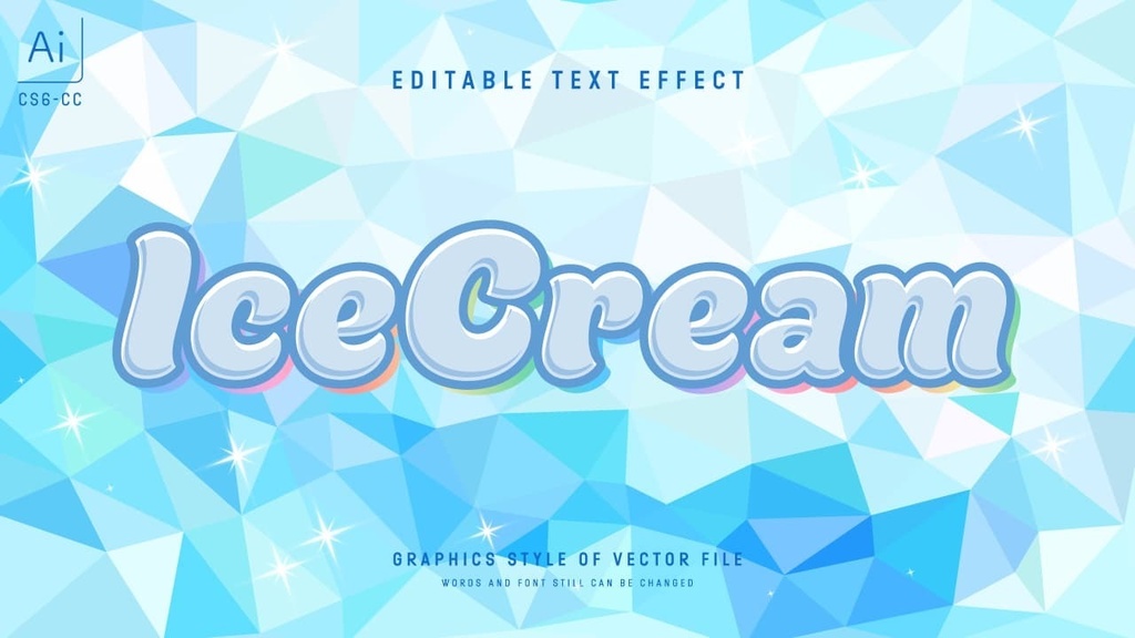 ファンシーデザインなグラフィックスタイル25セット / Adobe Illustrator