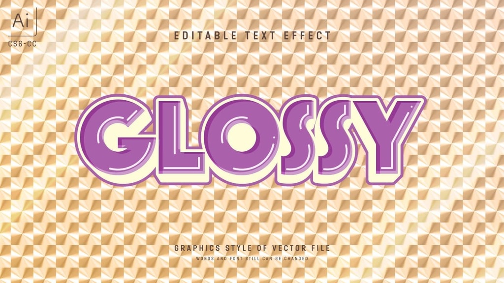 ファンシーデザインなグラフィックスタイル25セット / Adobe Illustrator