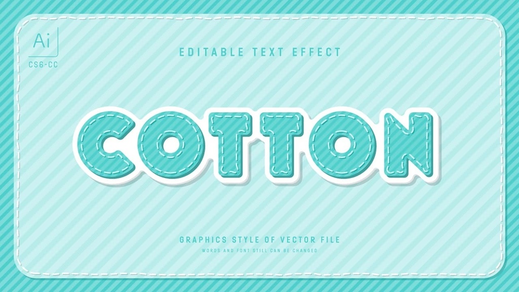 ファンシーデザインなグラフィックスタイル25セット / Adobe Illustrator