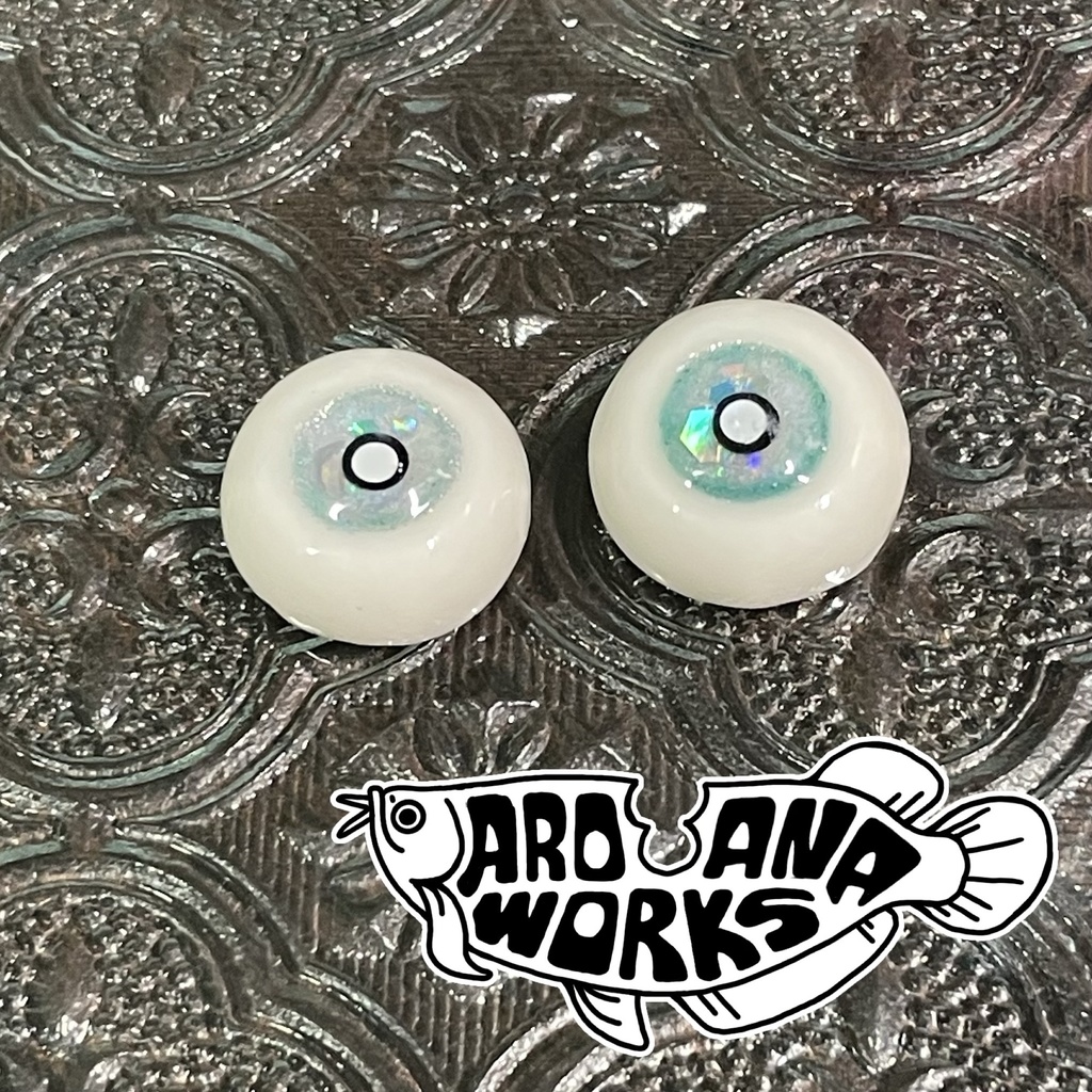 【試作・B品】16mm / 白瞳孔アイ