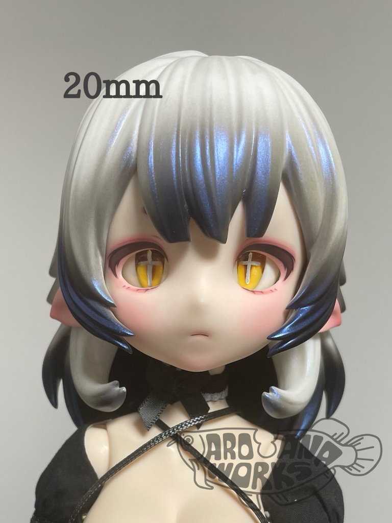 闇夜で輝く十字架アイ typeB グリーン 14mm/16mm/18mm/20mm/22mm