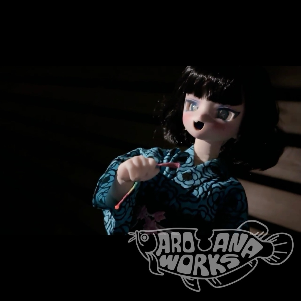 光る線香花火*ドールサイズ小物