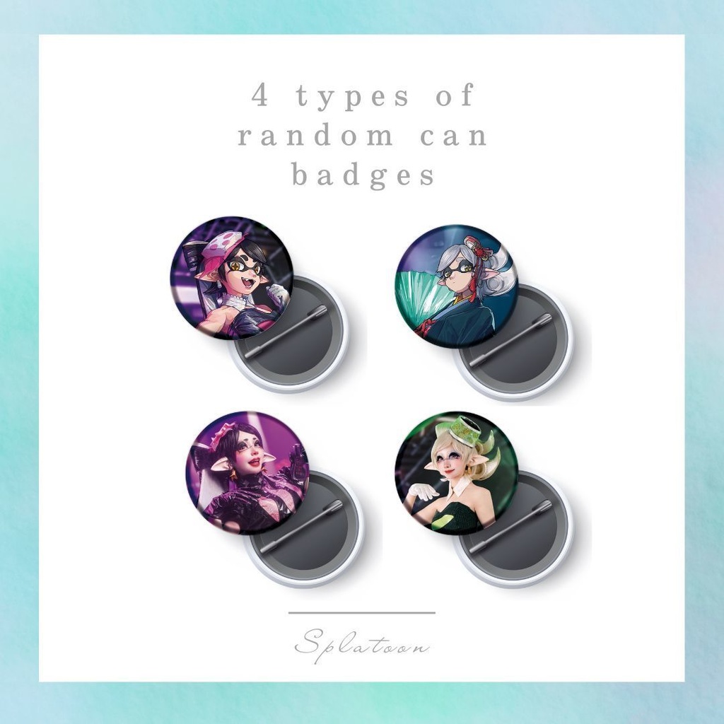 Random can badge -ランダム 缶バッジ [Splaket27]